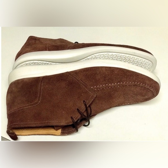 Men's 7 Brown Suede DRIVER CLUB USA Lace Up Chukka Boots - Picture 10 of 10
